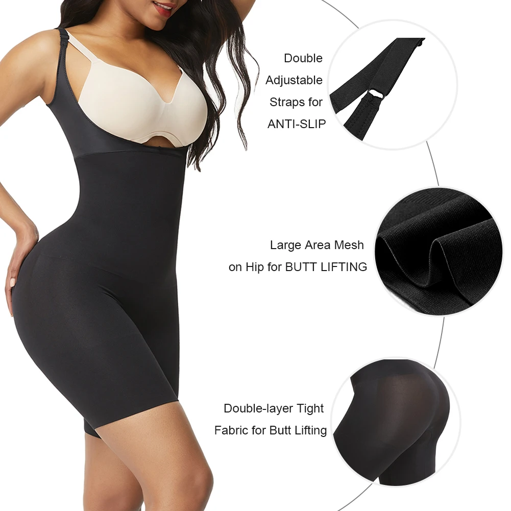 Hexin Shapewear Verified Pro HEXIN New Design Seamless Full Body Shaper Seamless Butt Lifter Tummy Control Shapewear For Women
