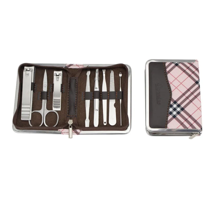 Stainless Steel Women Professional Nail Clippers Kit Pedicure Care Tools Grooming Manicure Set Kit  for Travel or Home