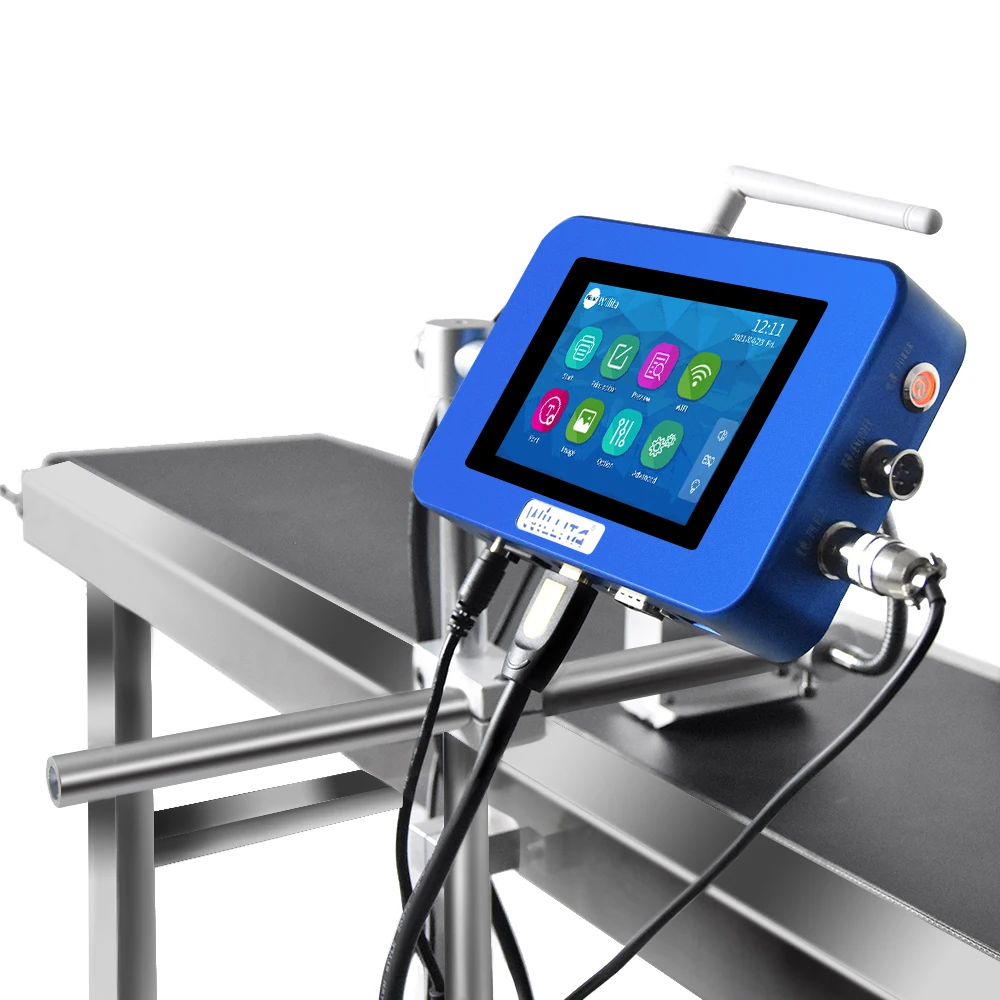 Factory Sale directly resolution Inkjet expiration date batch code printer coding machine batch tij Inkjet printer on box