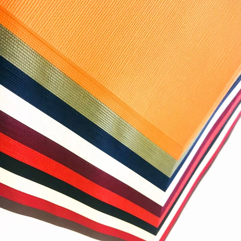 Free Samples Customized 230gsm 700x1000 mm Colored Embossed Scrap Booking Specialty Textured Paper