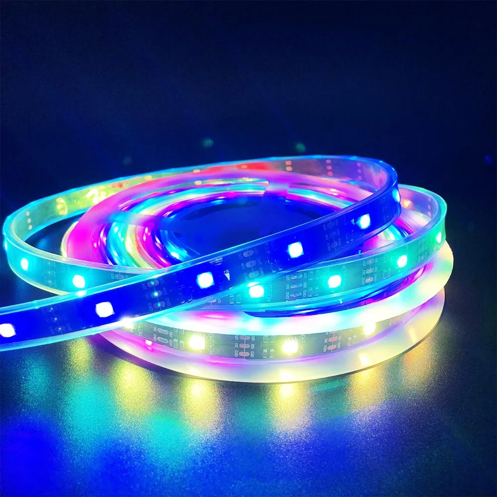 Sk6812 Led strips 12Vdc smd5050 5050 built-in ic 30led 60led 144led waterproof ip65 ip67 Flexible tap 12V sk6812 rgbw led strip