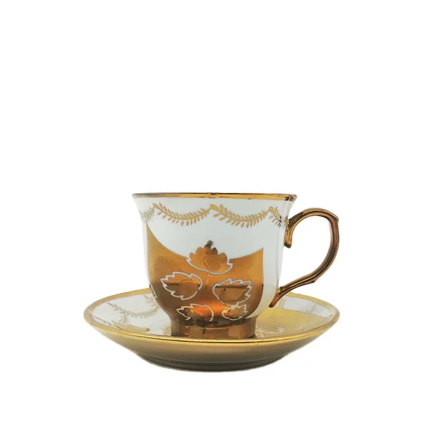 
Fine arabic ceramic tea cup sets, tea cup and saucer wholesale 