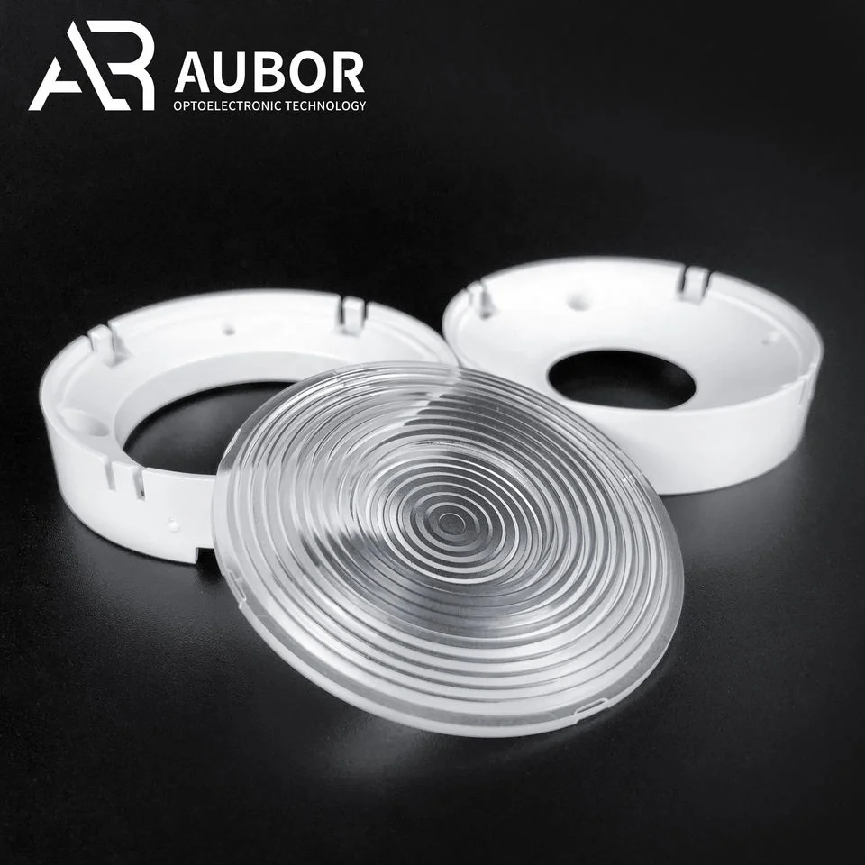 Plastic injected optic lens Spotlight photography use lenses diffuser small fresnel lens 60*60mm 60 degree for spot lighting
