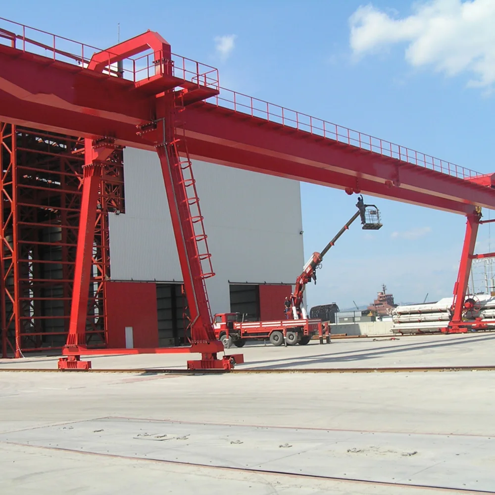 Durable High Quality Cabin Control Winch Trolley Gantry Crane 70ton