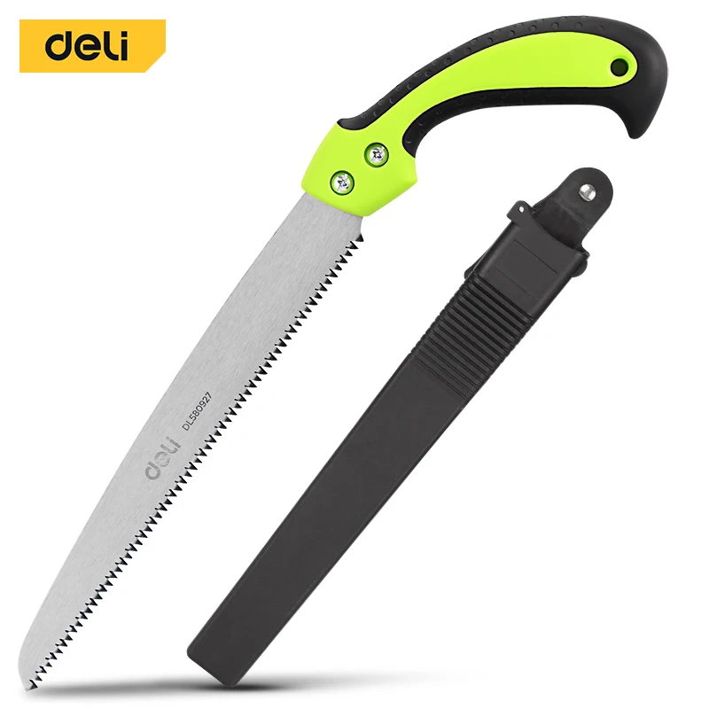 Deli EDL580927 Tree saws, home folding saws, hand-held woodworking, according to wood, fast hand knife saws, felling hand saws