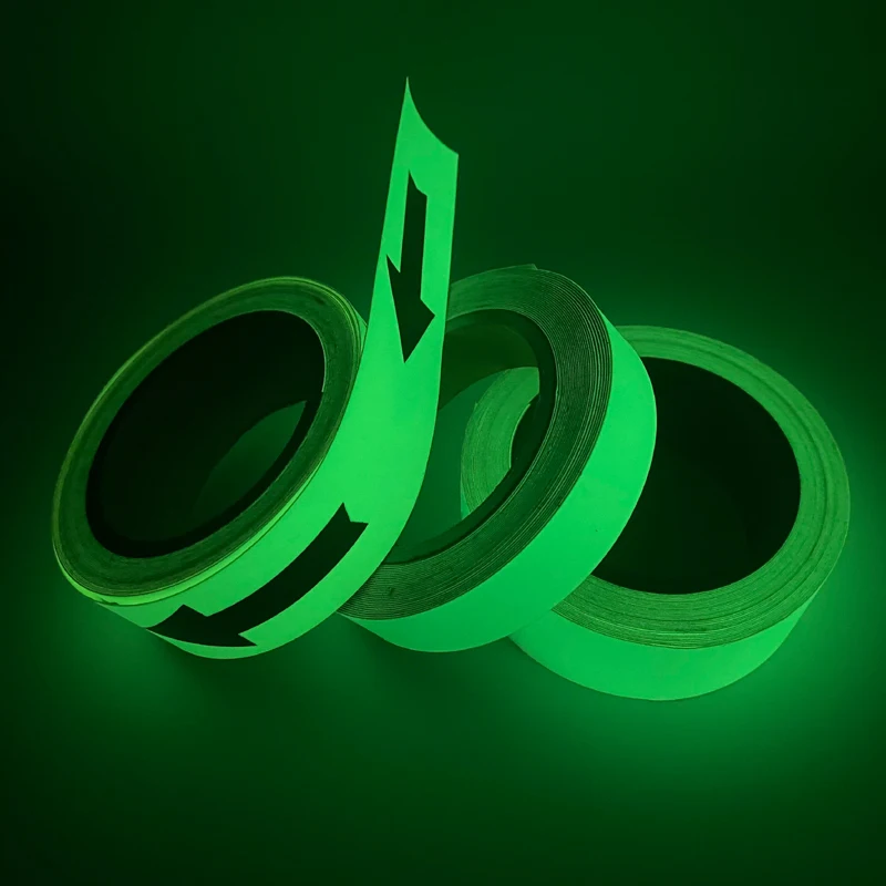 Customized Luminous Glow in the Dark Printable Vinyl Roll for Safety Sign