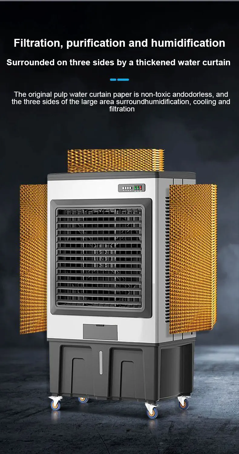 150L Industrial Water-Cooled Chillers High-Power Air Conditioning Refrigeration Mariculturists Super Wind Plant Workshop Special