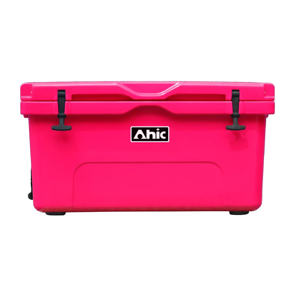 70QT camping polyethylene cooler box ice outdoor fishing hard cooler
