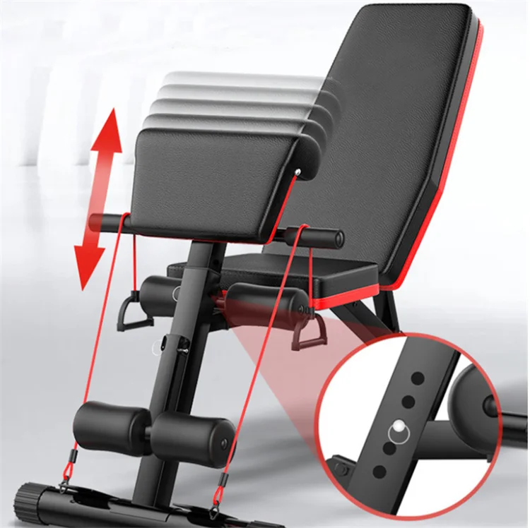 
Life Function 7 In 1 Multi Purpose Banco Para Pesa Press Resistance Bands Adjustable Step Training Bench Chair For Home Gym 