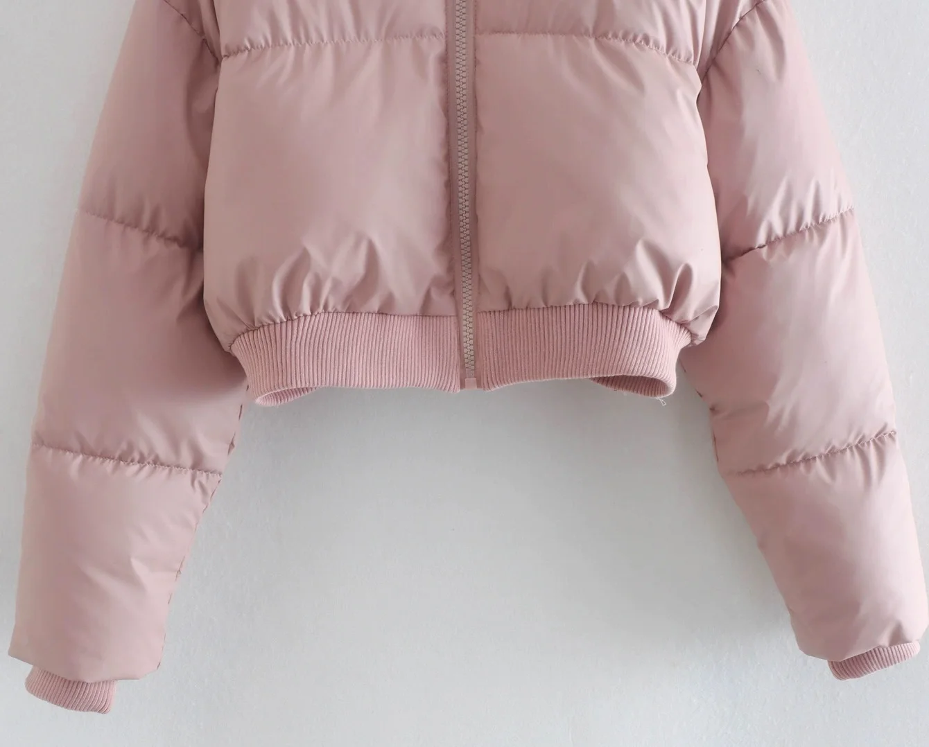 New Premium Women Crop Top Bubble Jacket Most Warm Women Crop Top Bubble Jacket  Top Bubble Jacket Long Sleeves Women Crop