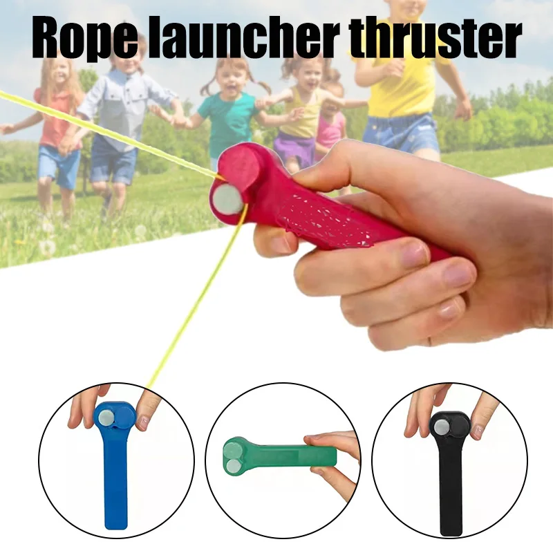 Zipstring Rope Launcher Thruster Portable Electric Rope Propeller String Controller Decompression Toy