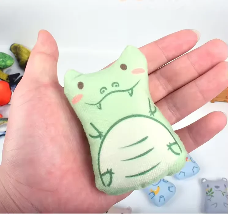 Interactive Teething Kitten Catnip Toy New Animal Cat Plush Toy With Catnip