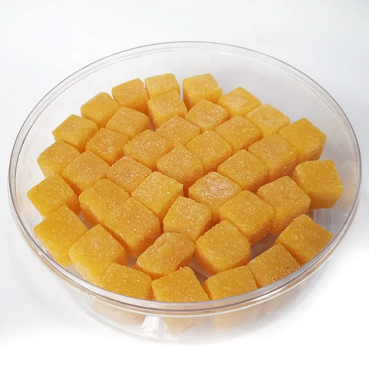 1Kg Fudge Soft Flavor Jelly Sugar Fruit Gummy Belts Mango Soft Candy With Cartons (1600164449211)