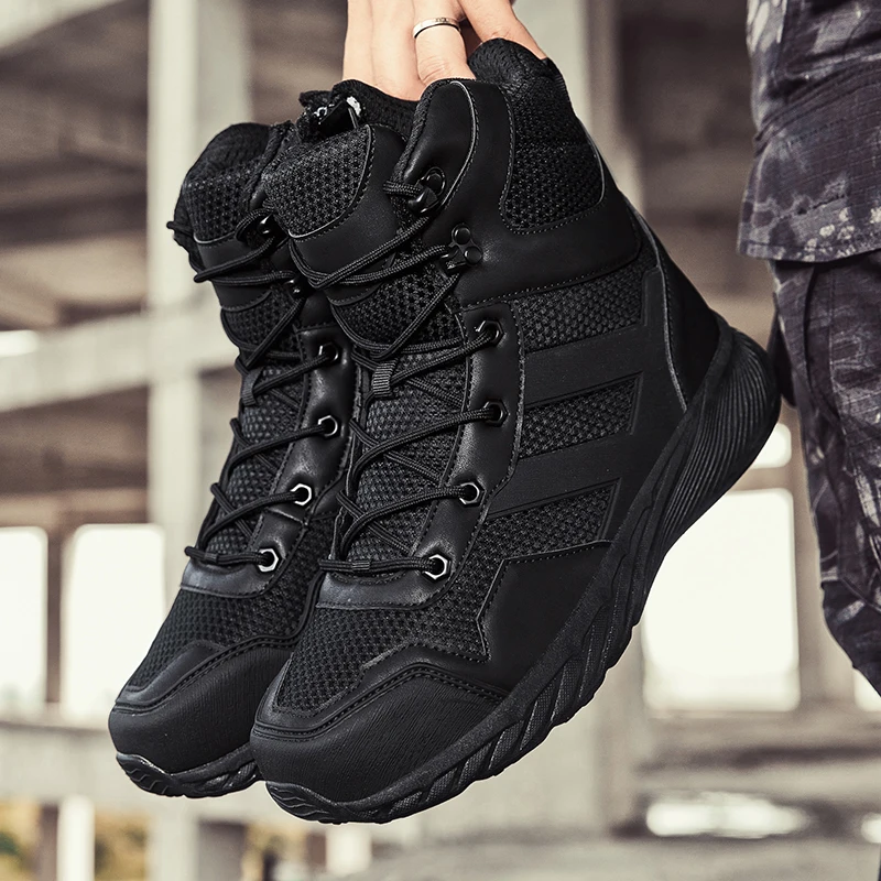 winter outdoor climbing hiking shoes desert jungle hunting men fashion boots casual shoe