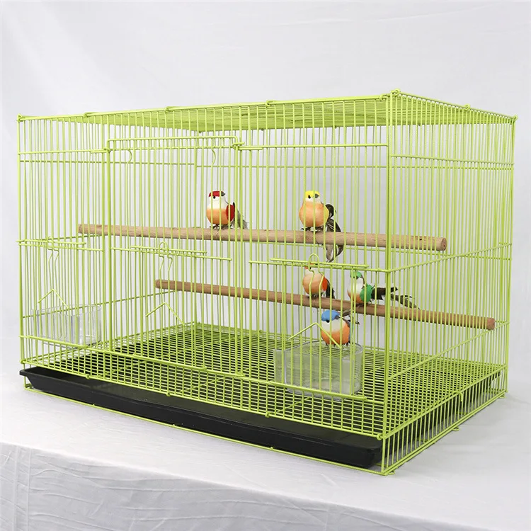 Flight Bird Cage Iron Flight Parrot Cage for Small Parrots Parakeets Cockatiels Budgies Conures Quaker Parrot