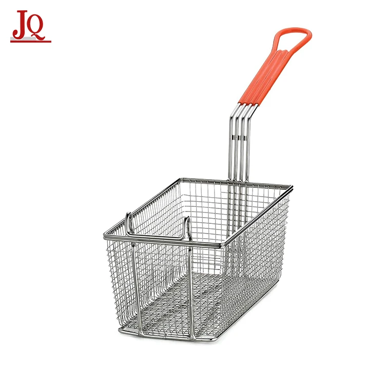 High quality fat fryer iron wire metal deep fry serving basket for french fries