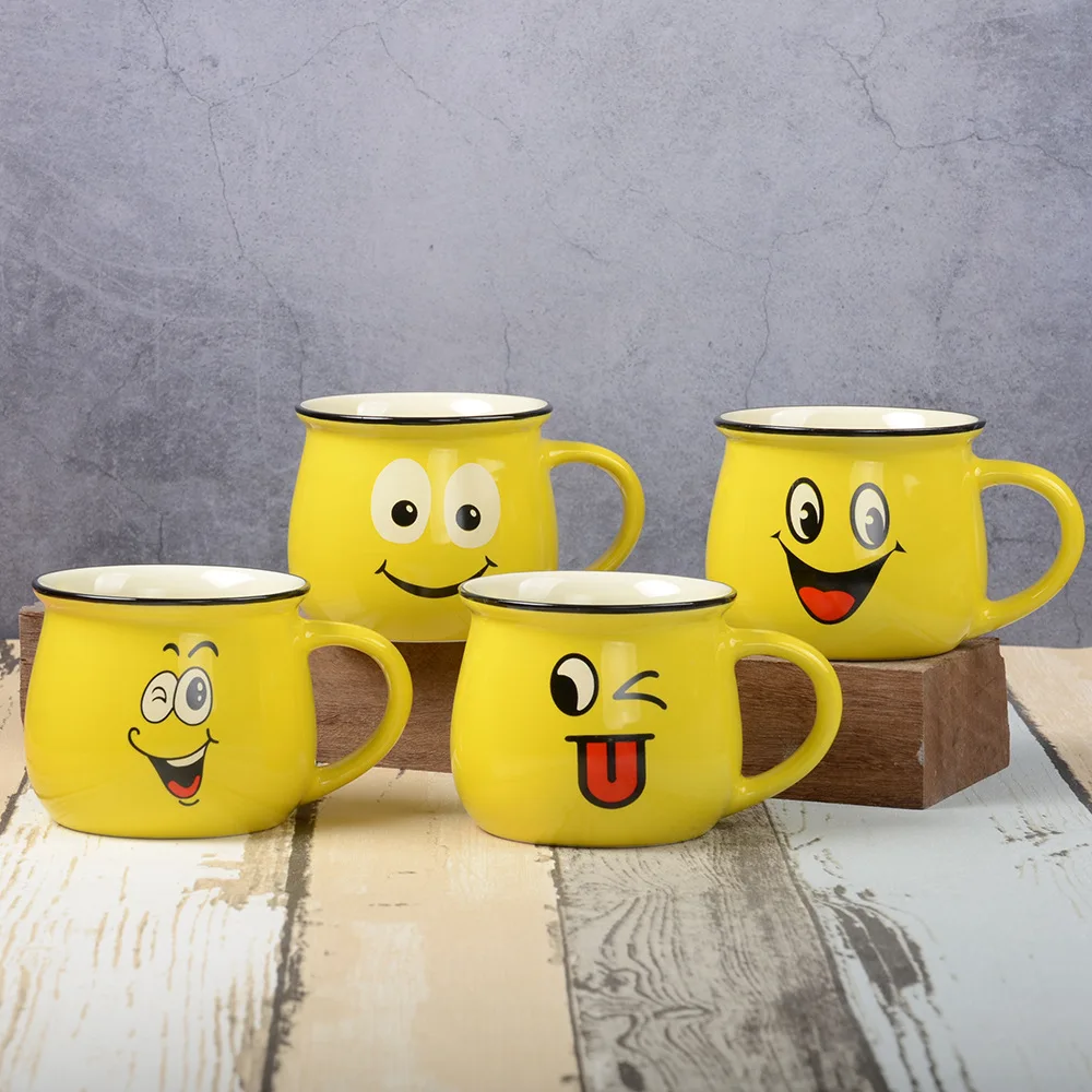 LBB Dropshipping Creative Fashion Cute Ceramic Mug Cartoon Cup for Birthday Gift mug coffee cup