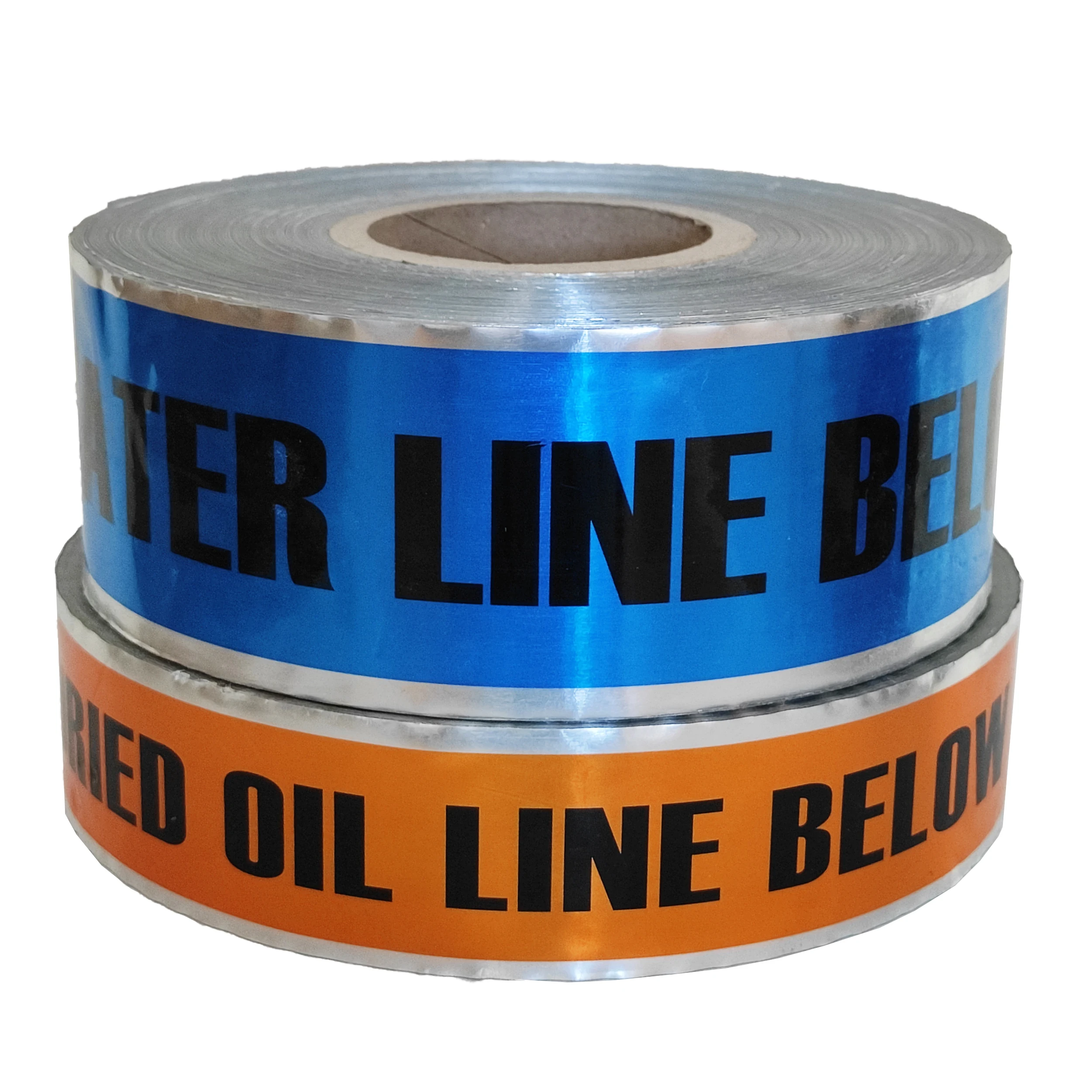 
pipeline Underground Metal Foil Detectable warning tape Aluminum Tape Optical Fiber Cable 