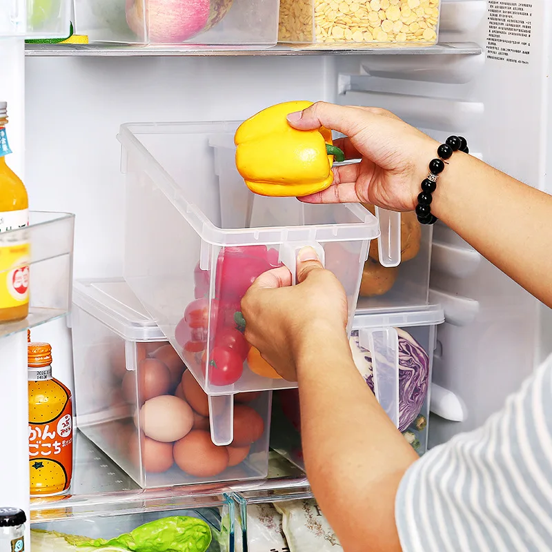 
multifunctional drawer containers plastic kitchen vegetable egg storage box 