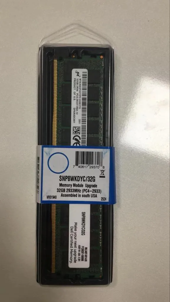 754919-001 аккумулятор большой емкости 64GB PC3-12800 DDR3-1600MHz DIMM ECC Registered CL11 240-Pin нагрузки снижена Octa ранг модуль памяти Серверная оперативная память