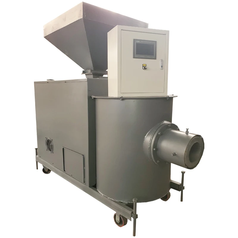Smoke-free and energy-saving wood chips biomass pellets burner for food drying equipment