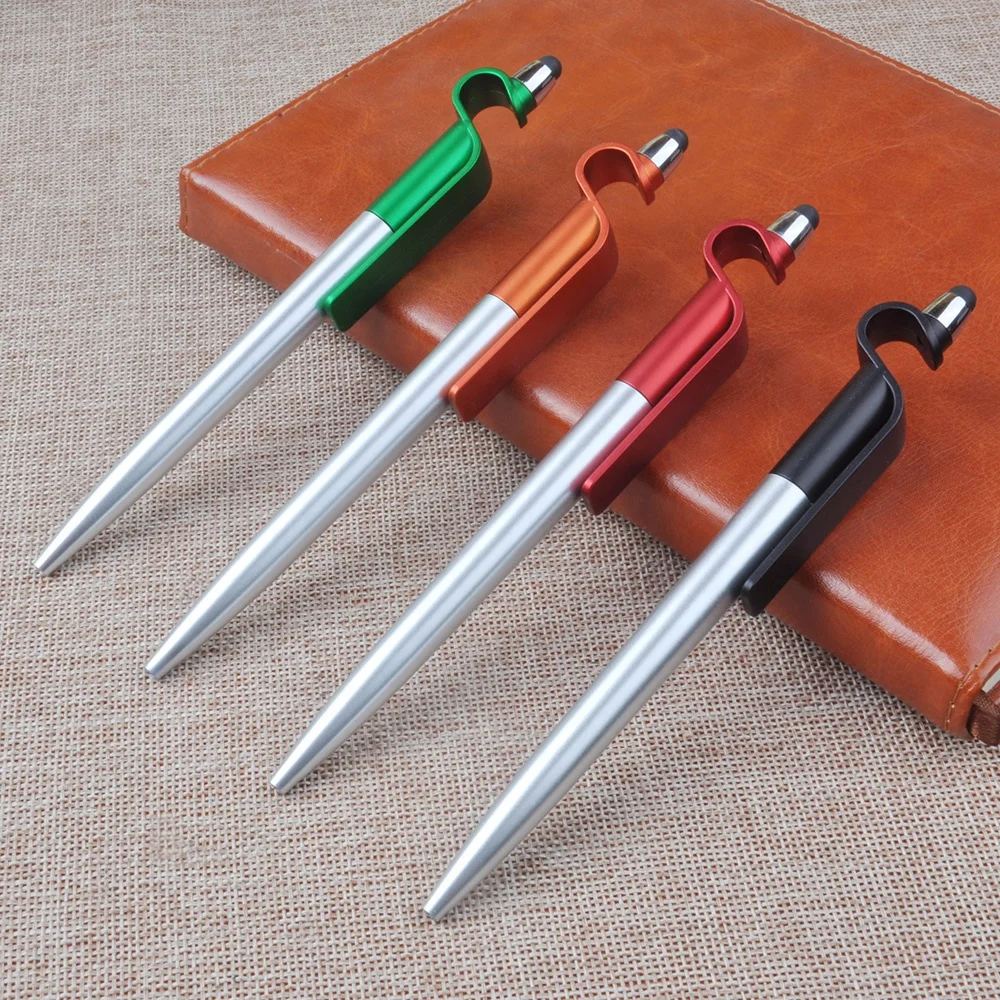 Promotional 3 in 1 Phone Holder Touch Screen Pen Twist