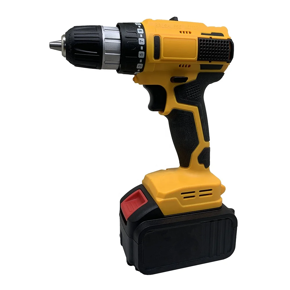 OEM 36V Wholesale Price Power Tool Wireless Brushless Drilling Machines 36V Cordless Drill With LED Light