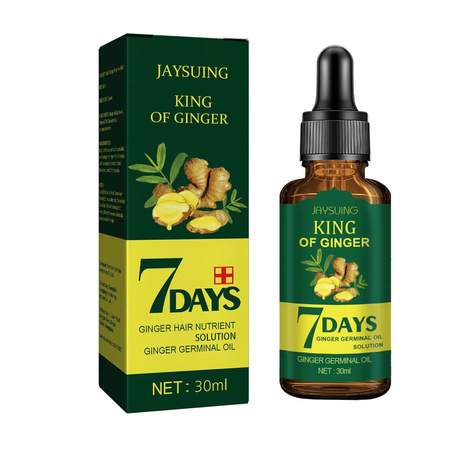 Refreshing and Nourishing Scalp Hair Follicle Nutrient Solution Strengthens Hair Care Ginger Hair Care Essential Oil Essence Oil