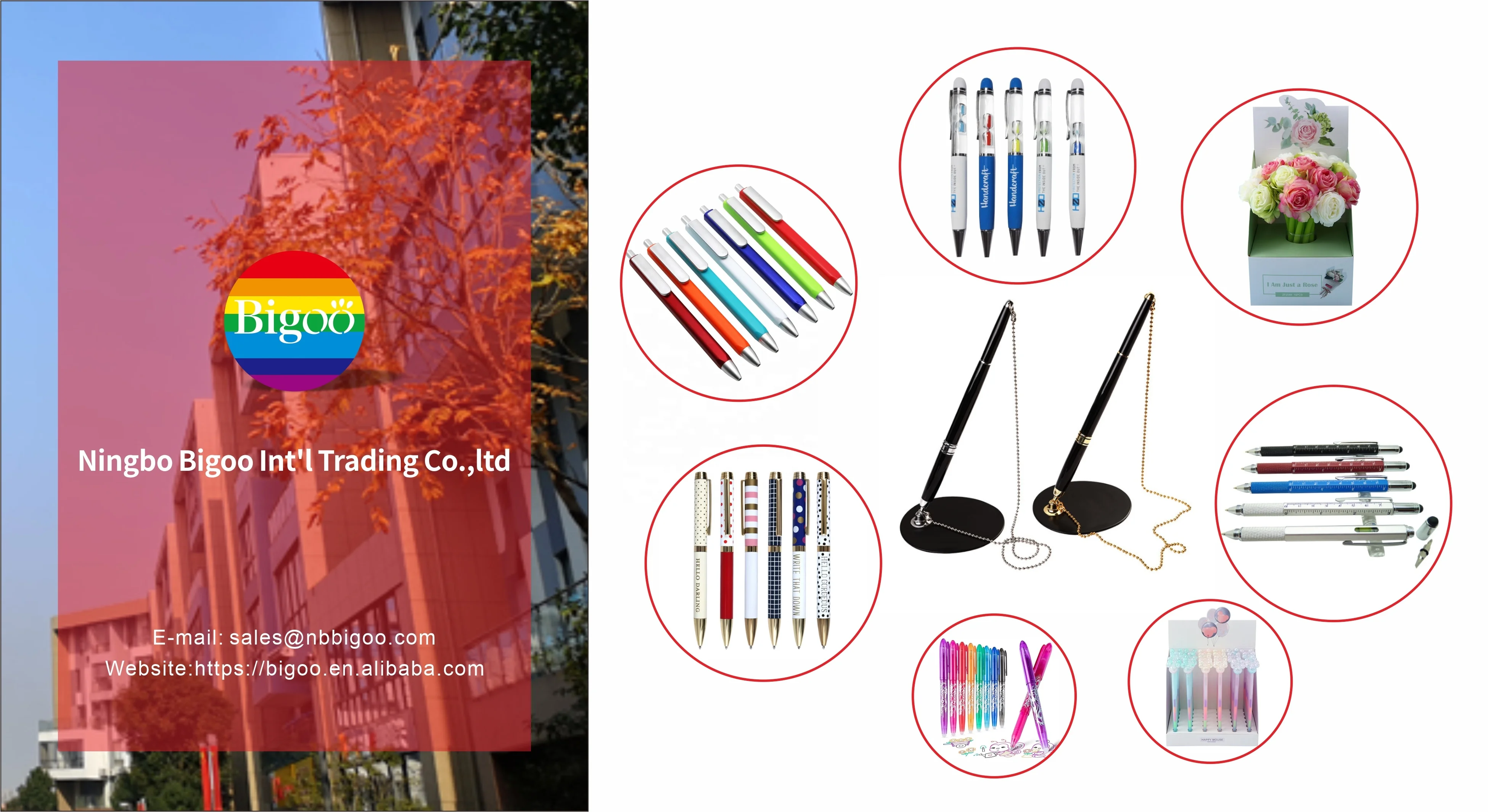 Customized new 3 in 1 multifunctional ballpoint pen with highlighter stylus ball point pen