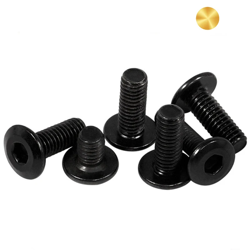 Custom fastener stainless steel grade hex socket perverse left hand thread screw bolt alloy steel flat countersunk head bolts