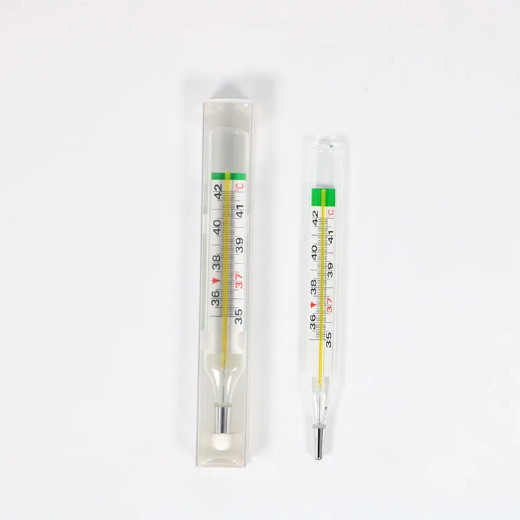 
Household Size Underarm Oral Mercury-free Eco-friendly Protection Glass Thermometer 