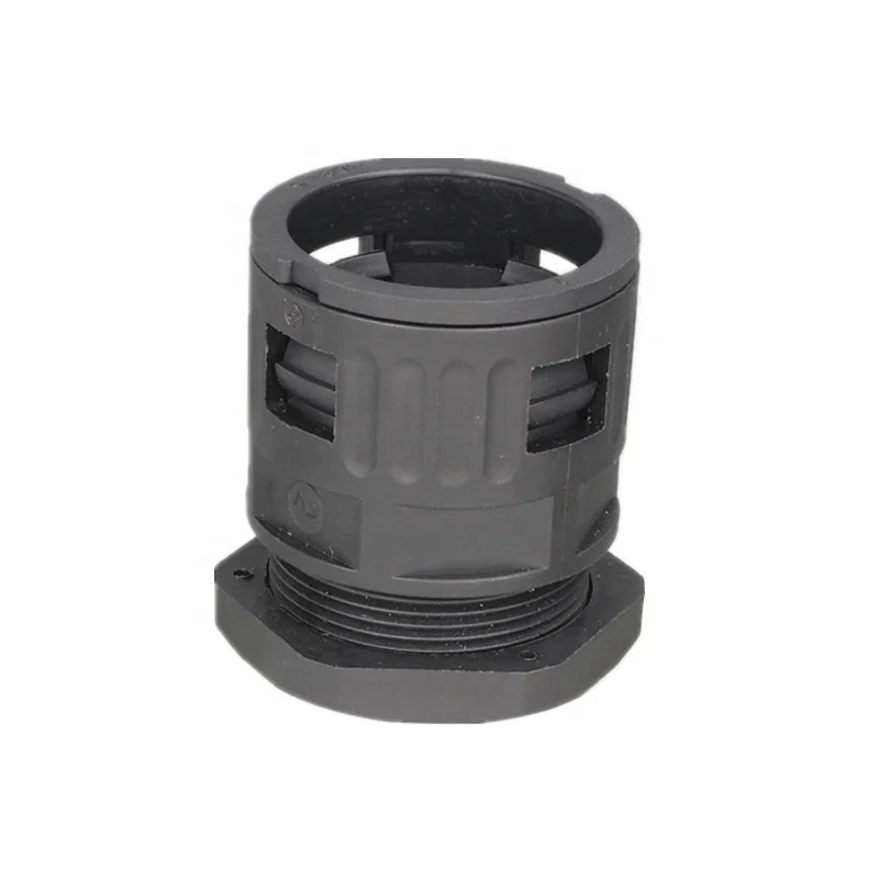 Nylon Cable Gland Joint Tube PG/M(AD) Plastic Black IP68 M12 Plastic Cable Gland for Nylon Cord Seals Ex Nylon Cabl Gland TUV