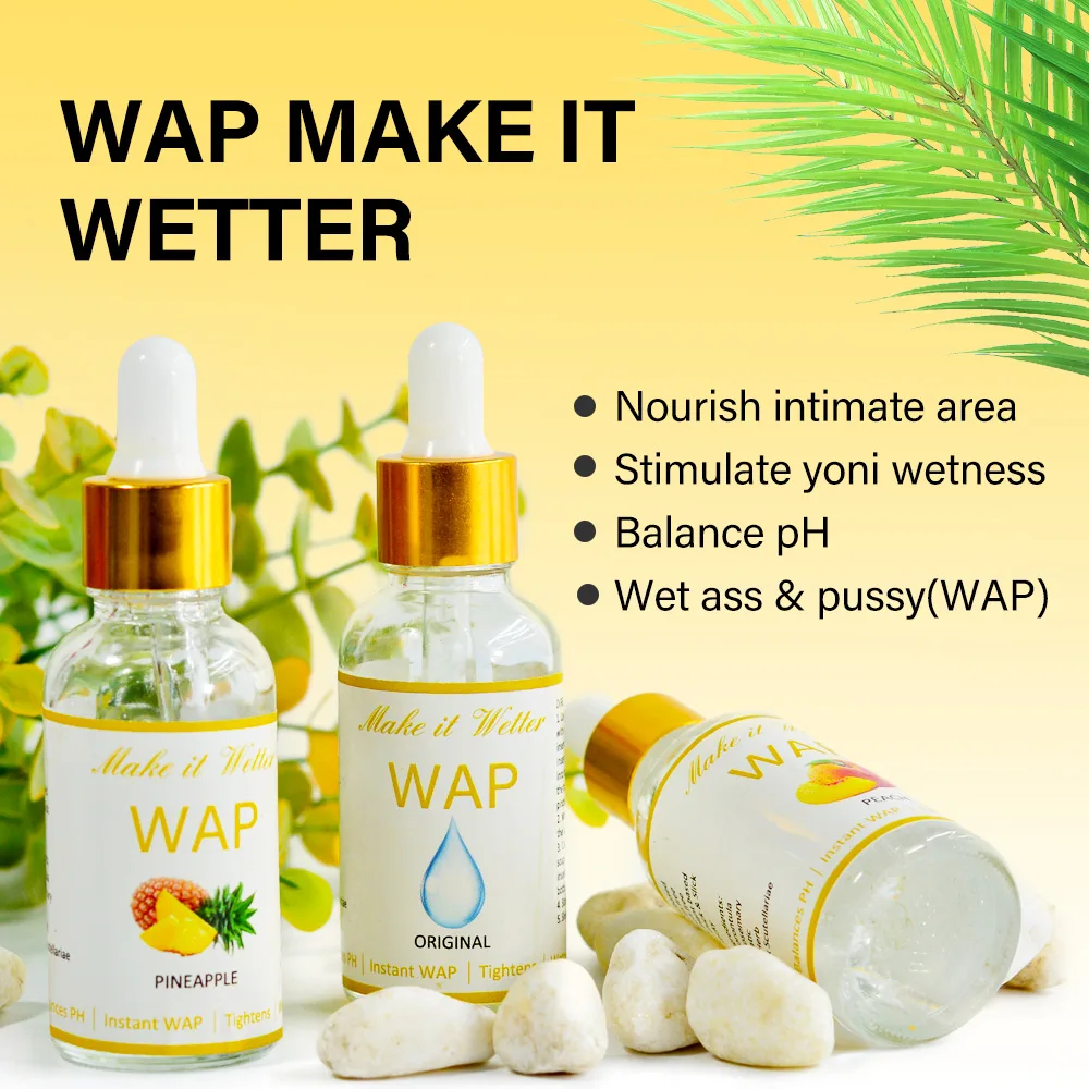 Aromlife wap make it vagina wetter and lubrication Hot selling nature Herbs yoni slime wap bottles tighten Balance pH