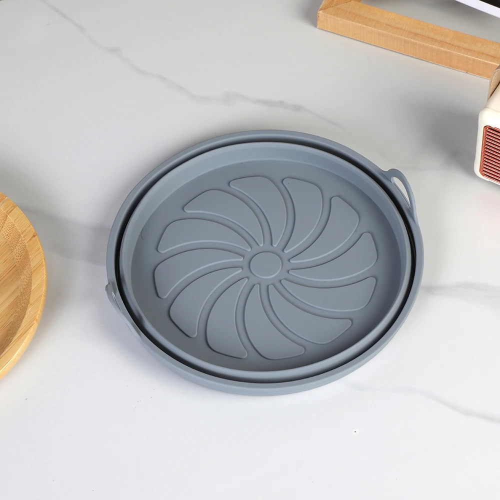 8 inch Round Cake Pans Silicone Cake Molds for Baking, Nonstick Baking Pans for Layer Cake, Cheese Cake and Chocolate Cake