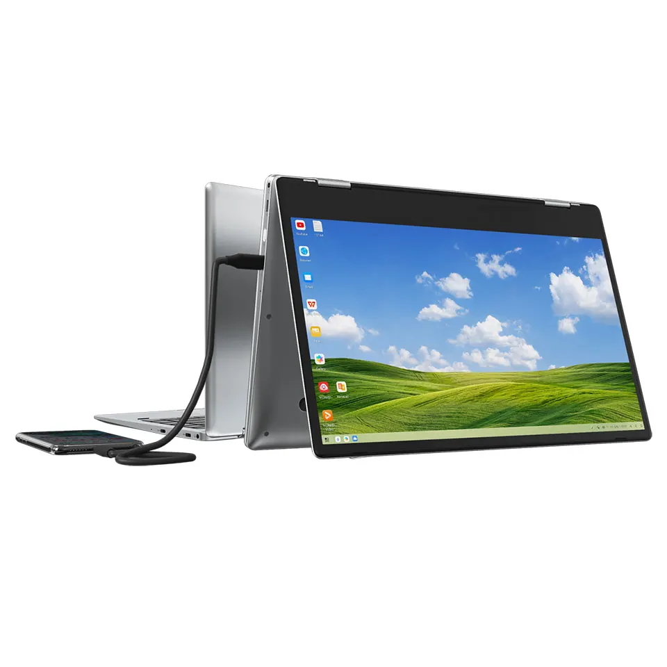 13.3 inch FHD 1080P IPS Screen Type-C HD Dual Speakers Mini Portable Monitor for Laptop PC Phone Tablet Switch PS5