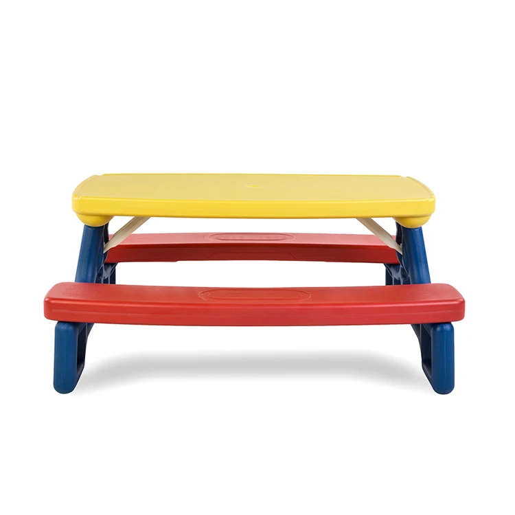 Plastic Kids Study Table and Chairs Hot Selling Safe Kindergarten Dining Folding 1 Set 30-45 Days 11KG/13KG Contemporary