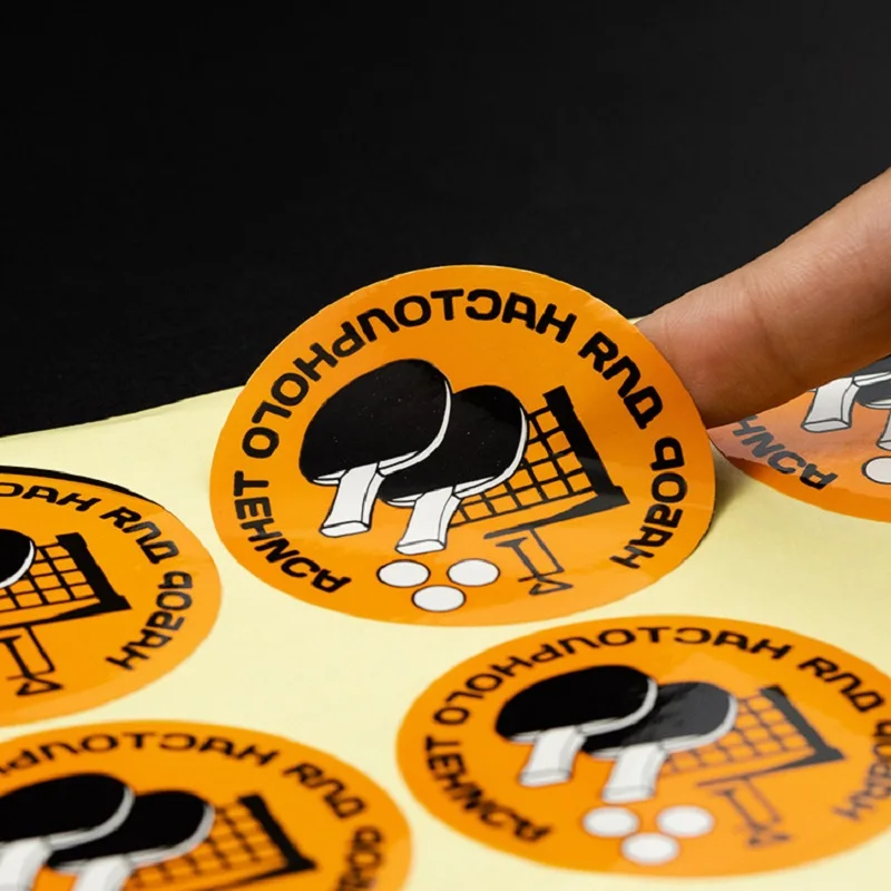 Adhesive Label Sticker High Quality Eco Friendly Logo Stickers For Packaging Label