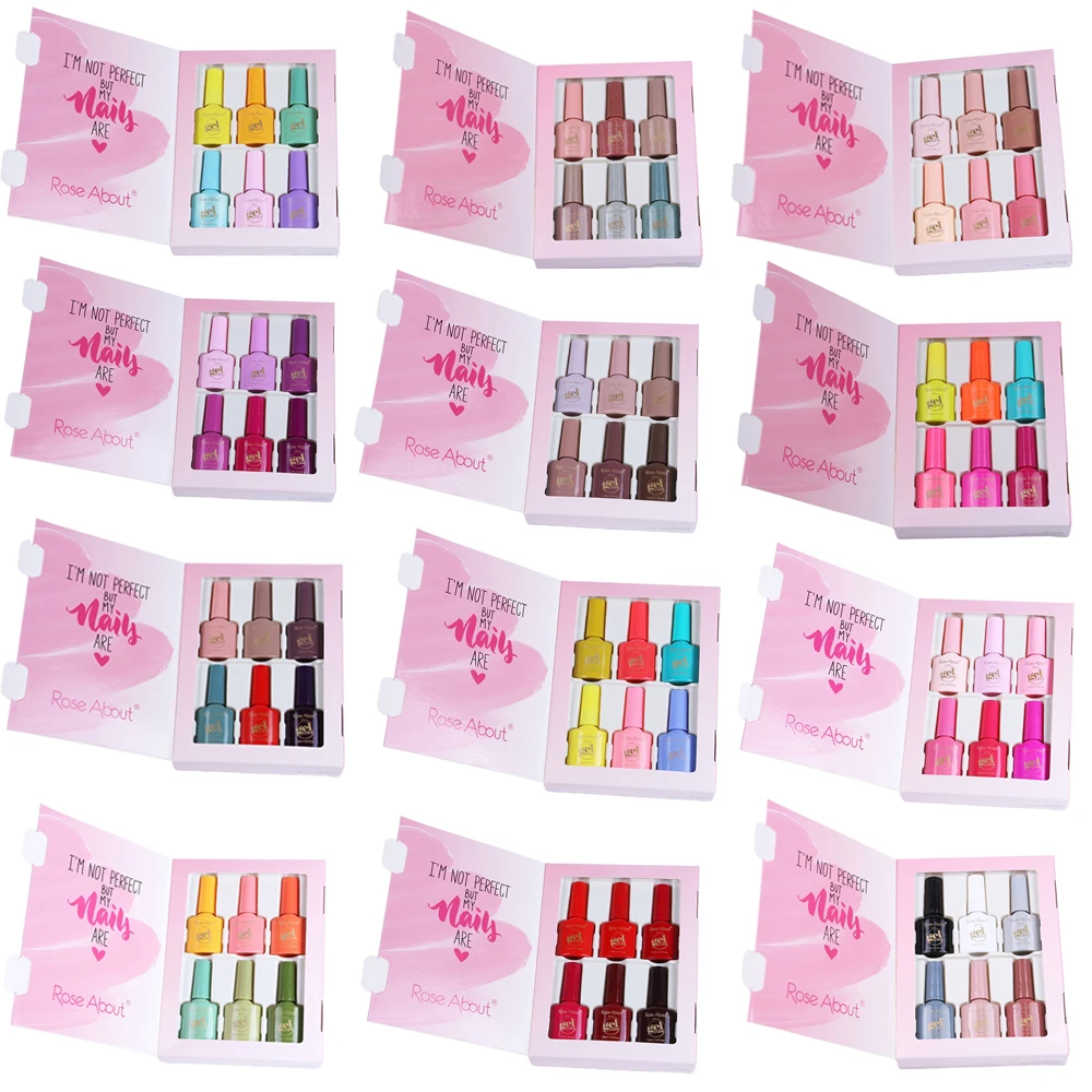 Uv Gel Nail Polish Set Private Label 7.3ml Soak Off Uv/Led Gel Polish At Home Nail Art Salon