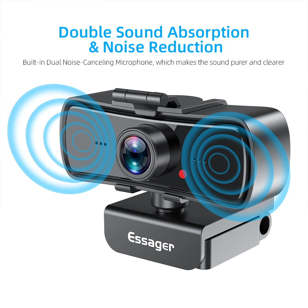 
Essager C3 1080P Webcam Full HD Web Digital Camera For PC Laptop USB Web Cam With Microphone Autofocus WebCamera For Youtube 