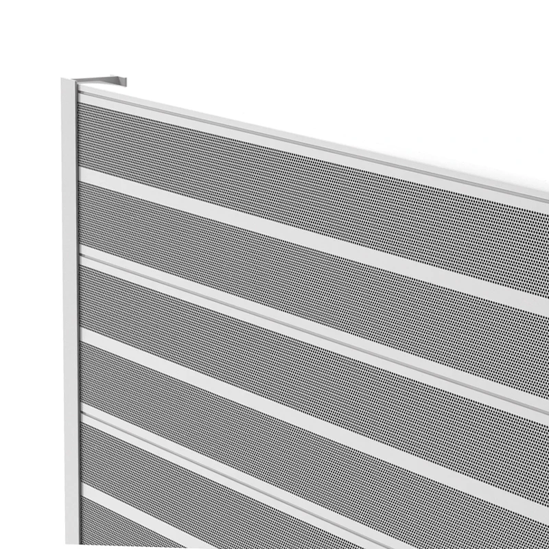 Vertical type noise barrier outdoor stainless steel aluminum noise barrier panel for bridge noise barrier