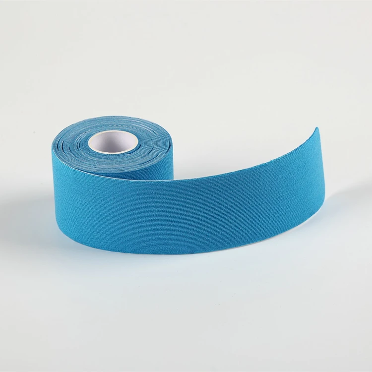 Improve Muscle Support Reduce Pain Fatigue Blue Reflective Sport Kinesiology Tape