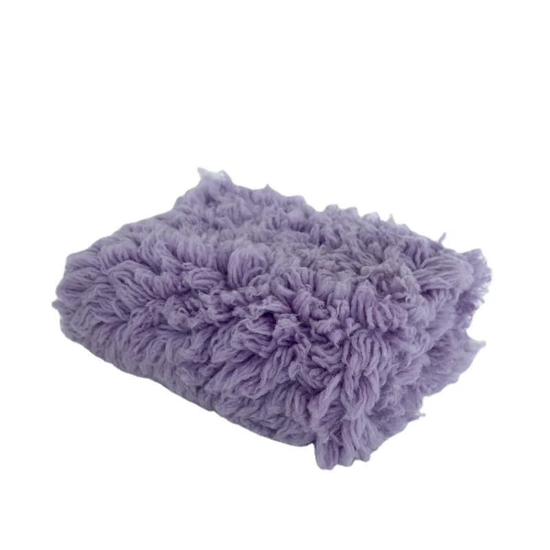 Curly Flokati Wool Blanket Greek Wool Rug Baby Flokati Fur Backdrop Posing Blanket For Newborn Photography Props On The Bean Bag