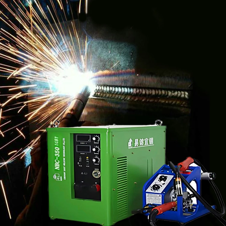 Industrial Grade Module IGBT CO2 Shield Welding Machine NBC 350 CO2 Welding Machine with Wire Feeder