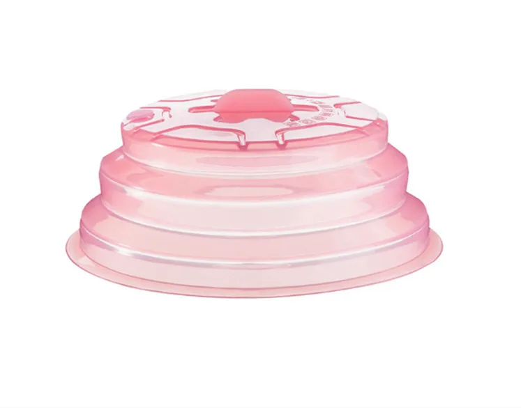 
Microwave oven safe silicone pot cover silicone foldable plant pot cover fresh keeping cover 