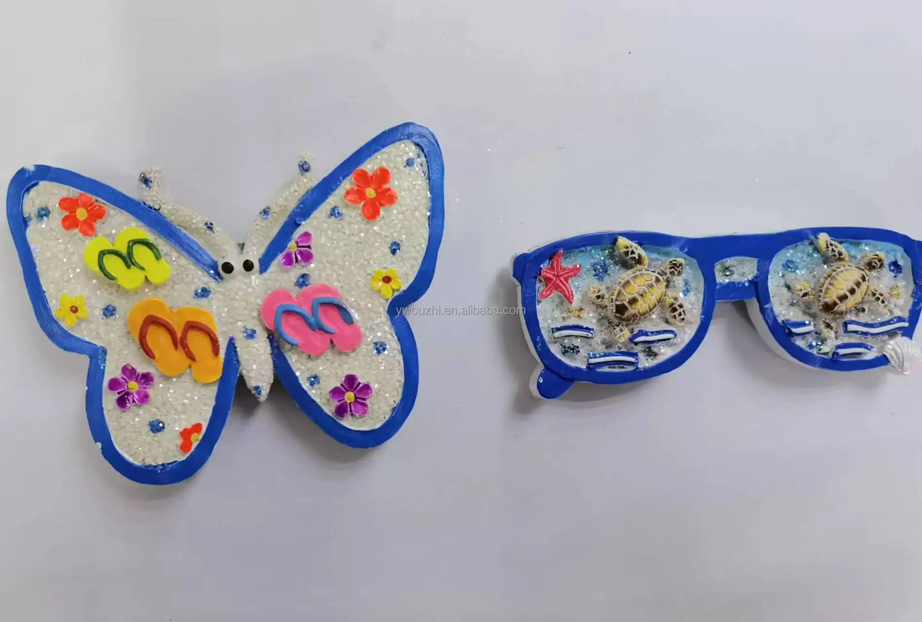 Wholesale Customized Resin Seaside Scenery Souvenirs Refrigerator Magnets