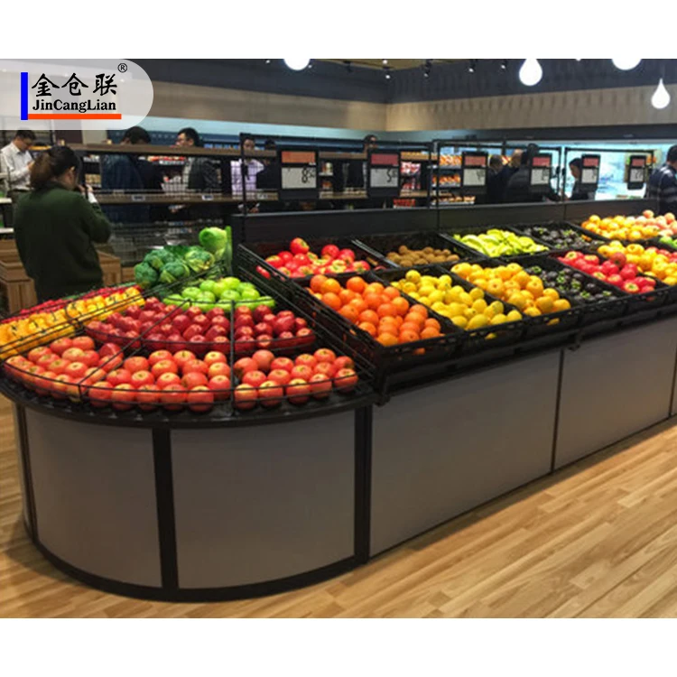 Metallic Gondola Shelving Grocery Shelves Store Retail Racks Metal Supermarket Shelf Display Stand Wall Mini Racks