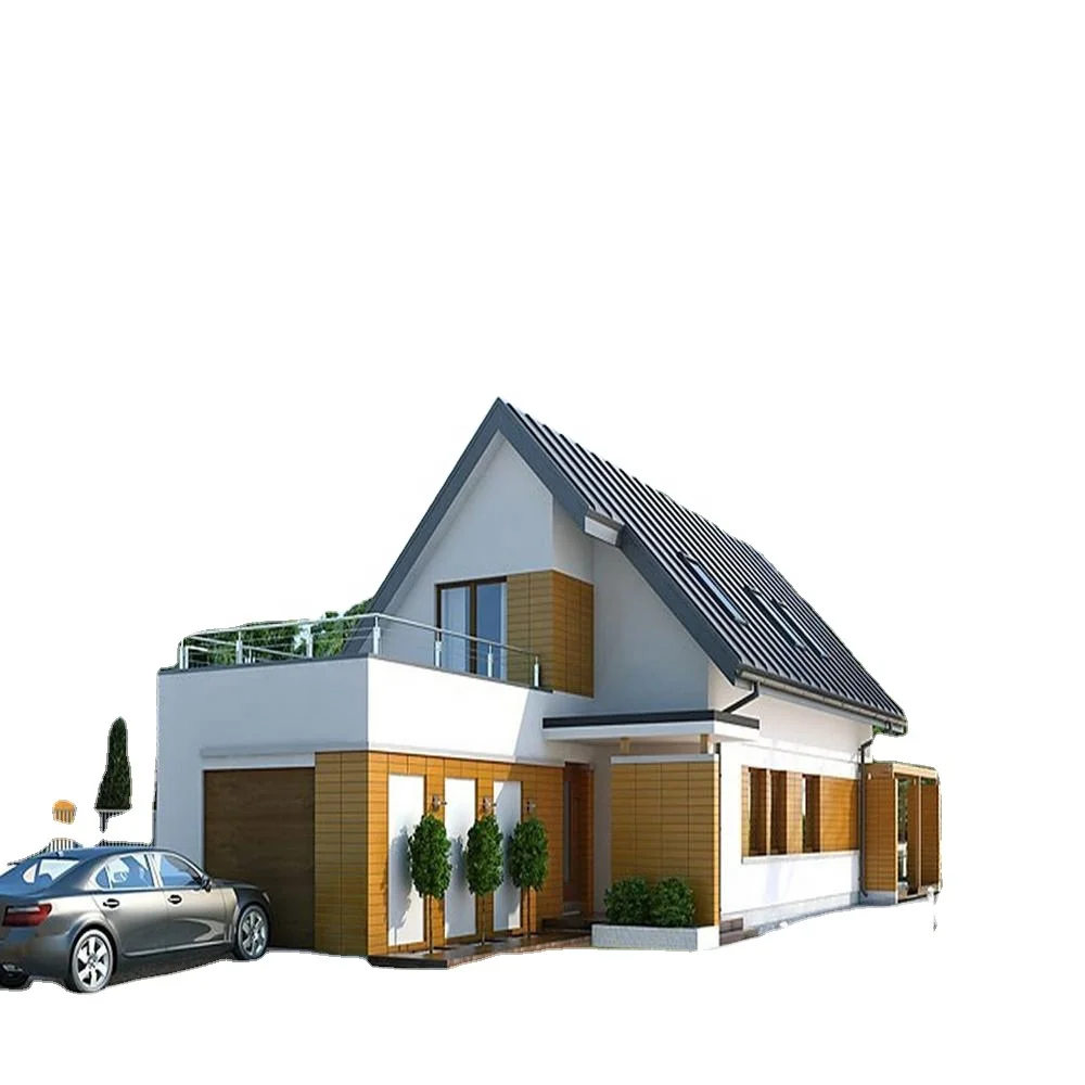 Prefabricated multipurpose metal building service life up to 70 years luxury modular homes mobile detachable light steel villa h