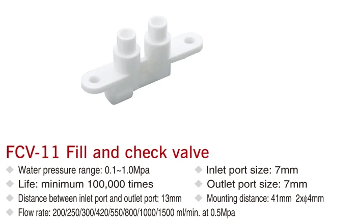 FCV-11 Fill and check valve for Reverse osmosis machine,water dispenser