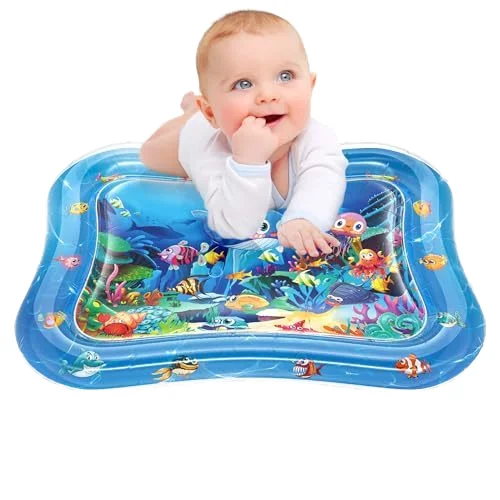 Baby Water Mat Infant Tummy Toy Inflatable Play Mat for 3 6 9 Months Newborn Child