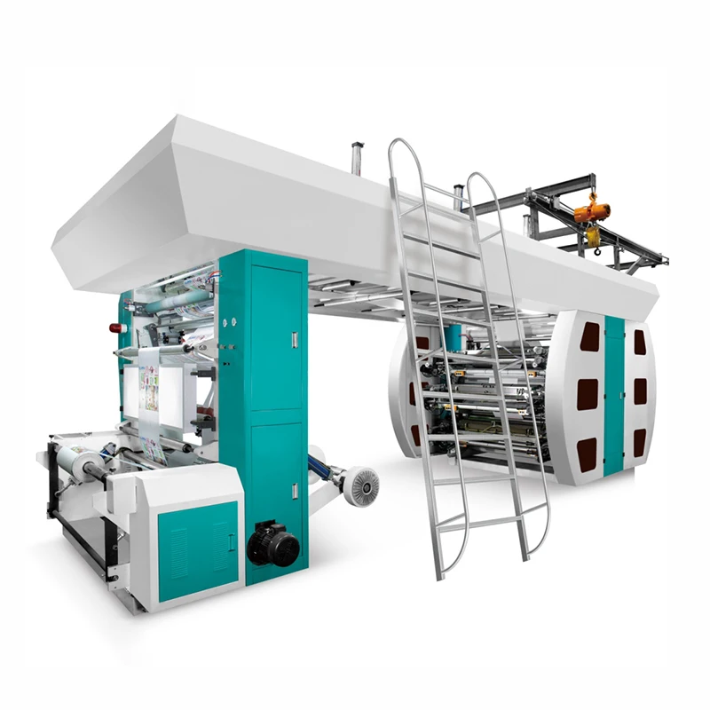 [JT-YTC41000]CE Certificate Automatic Roll Nonwoven Fabric 4 Color High Speed Plastic Ci Flexo Printing Machine